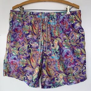 Michael’s Men’s Paisley Print Swim Shorts Size XL‎